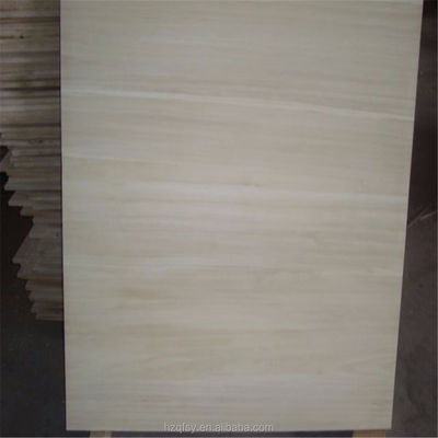 End Möbel Innenarchitektur Paulownia Holz Board Naturmassivholz für Hotel