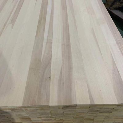 18 mm Pappelmassivholzplatte für individuell gestaltete Platten 100-1220 mm Breite Populus spp