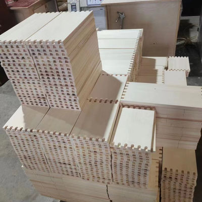 Soild Holz Dovetail Groove Board für modernes Design Möbel Material Boards in Schublade