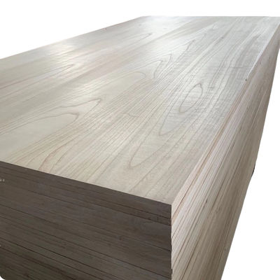 FSC-zertifizierte Paulownia Holzkante Klebe Finger Joint Massivholzplatte M3 für Möbel