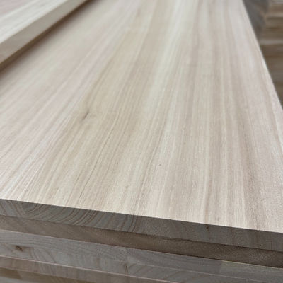 Natürliche Feststoffe Paulownia-Platte Möbel-Blöcke Platten Natürliche Farbe Moderne Gestaltung