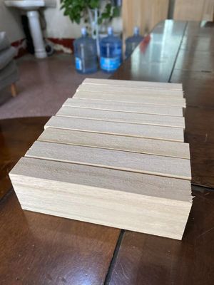 Paulownia Holz Baublockenspielzeug mit individueller Dicke