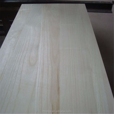 End Möbel Innenarchitektur Paulownia Holz Board Naturmassivholz für Hotel