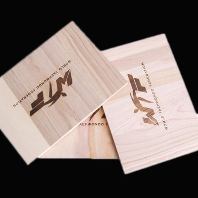 Unisex Taekwondo Breaking Board Natürliche Farbe 225x300MM angepasst