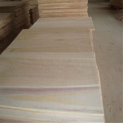 Massivholzplatten Paulownia Holz in 1220*2240mm Größe mit und Dichte 300-310kg/m3