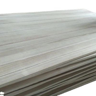 Maßgeschneiderte Größe Paulownia Holz Finger Joint Board mit Massivholz in natürlicher Farbe
