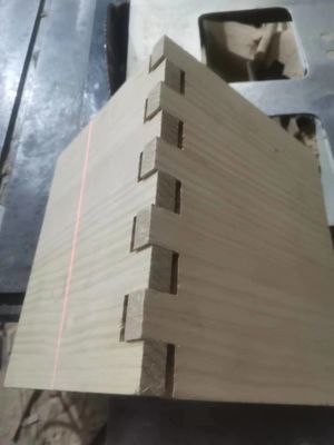Individuelle Größe Natürliche/Bleichte Honigkraut-Box Kieferbrett Bienenstock-Box mit vier Rahmen