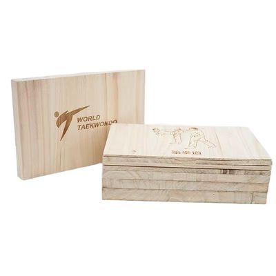 Paulownia Kampfkunst Breaking Board 225x300mm für Taekwondo Praxis Dicke 3-30MM
