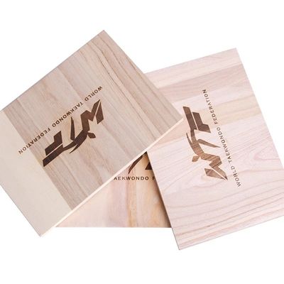 Paulownia Kampfkunst Breaking Board 225x300mm für Taekwondo Praxis Dicke 3-30MM