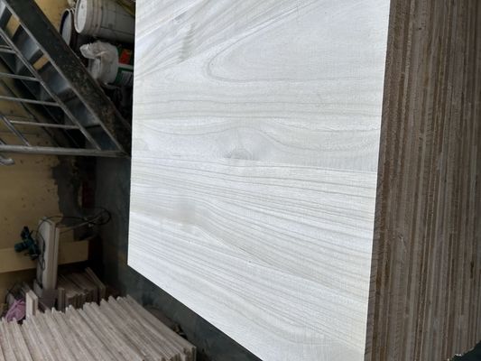 Holztisch mit gebleichtem Paulownia-Panel und 2440x1220 oder 1200x600 Größe