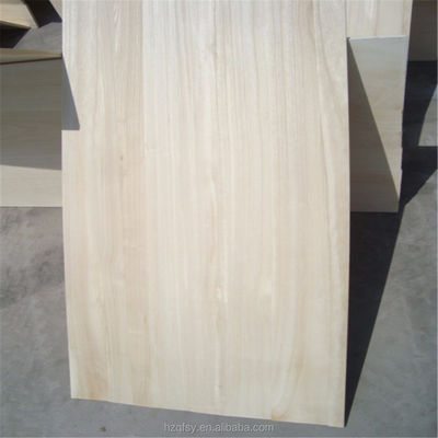 Oberflächenschleifte glatte Paulownia Holz Preise für natürliche Farbe Haus Dekoration Bedürfnisse