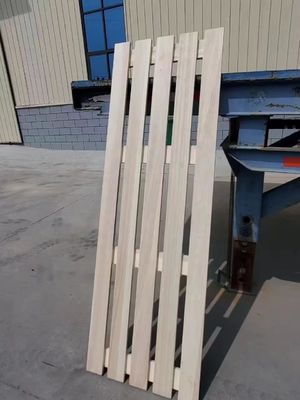 100-1220 mm Breite Massivholz-Bettrahmen mit individueller Dicke und Pappelholz-Schiefer