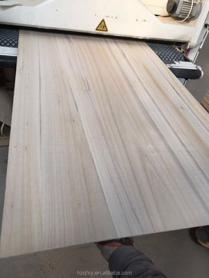 Bleichte Paulownia-Kante Klebeplatte für Holzkistenschrank 3 mm-55 mm