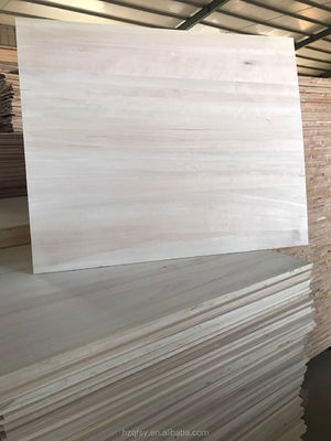 Bleichte Paulownia-Kante Klebeplatte für Holzkistenschrank 3 mm-55 mm