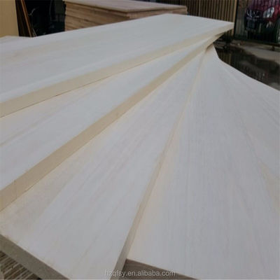 Bleichte Paulownia-Kante Klebeplatte für Holzkistenschrank 3 mm-55 mm