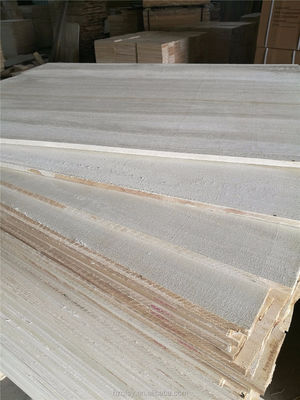 Bleichte Paulownia-Kante Klebeplatte für Holzkistenschrank 3 mm-55 mm