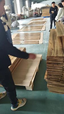 100 mm bis 2440 mm Länge Wandregal Schwimmblatt Lagerrack Verbrannte Paulownia-Holzplatte