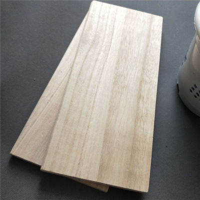 Schubladenseite Massivholzplatten AA-Grad Paulownia geschliffen glatt