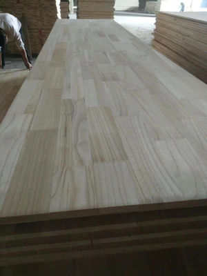 2000mm/2440mm/2500mm/3050mm/3660mm Länge Paulownia Gerade Platte Finger Joint Board