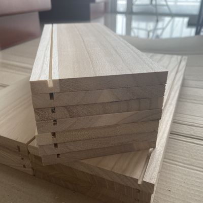 Soild Holz Dovetail Groove Board für modernes Design Möbel Material Boards in Schublade