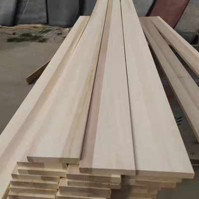 Natürliche Farbe oder gebleichte Massivholzplatten Pappelbett-Schiefer für Projektlösungen