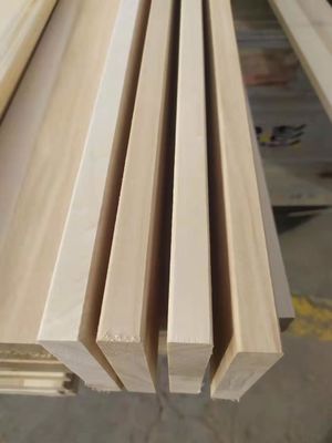 Natürliche Farbe oder gebleichte Massivholzplatten Pappelbett-Schiefer für Projektlösungen