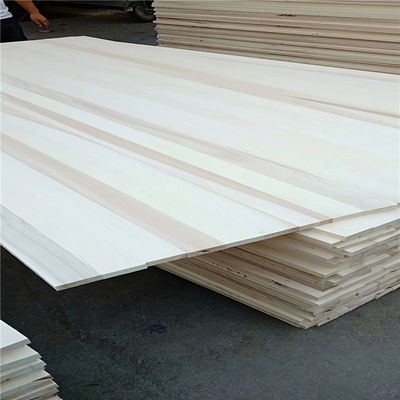 Natürliche Farbe oder gebleichte Massivholzplatten Pappelbett-Schiefer für Projektlösungen