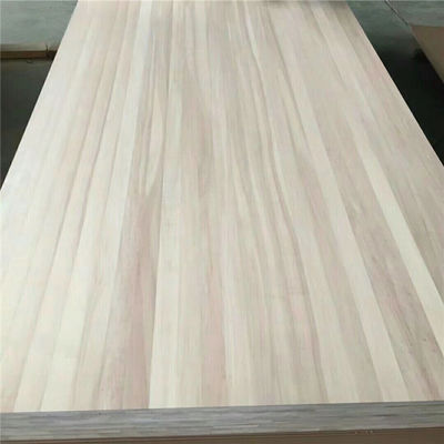 Natürliche Farbe oder gebleichte Massivholzplatten Pappelbett-Schiefer für Projektlösungen