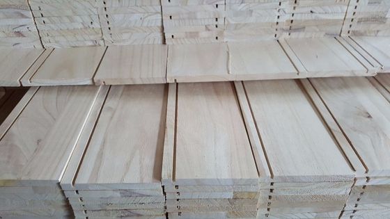 Feuchtigkeitsgehalt 8%-12% Holzmöbel Schubladenbrett Paulownia Holzbrett