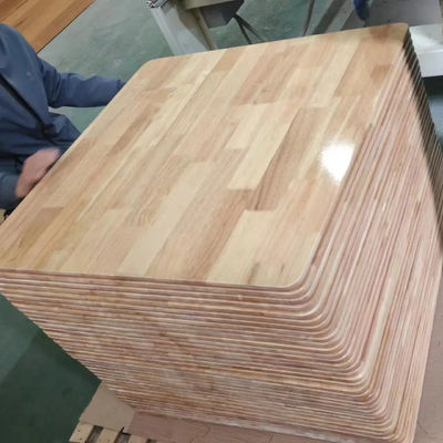 Massivholz-Schreibtisch UV-Eichplatte Gummiholz Finger Joint Board für Massivholz-Desktops