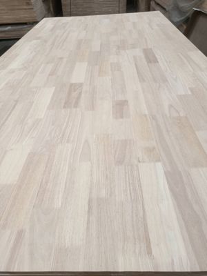 100-1220 mm Breite Gummi Finger Jointed Holz Bretter Möbel Tischoberfläche Abgerundete Ecken