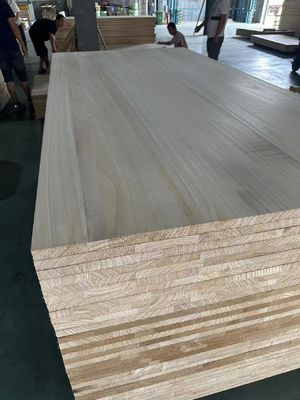 FSC-zertifizierte bemalte Massivholzplatten Paulownia-Holzplatte für die Lieferung von Holzkisten