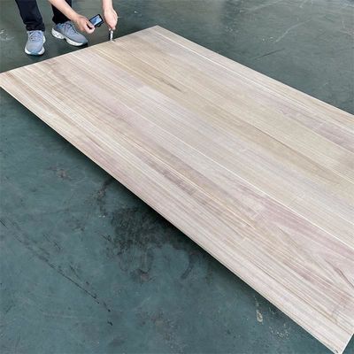 Natürliche Paulownia Massivholzplatten der Klasse AB oder ABC mit natürlicher Holzveredelung