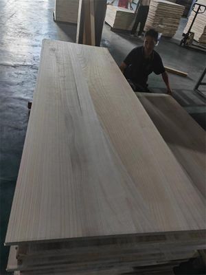 8% bis 12% Feuchtigkeitsgehalt Paulownia-Holzplatten für die Herstellung von Holzschatzplatten