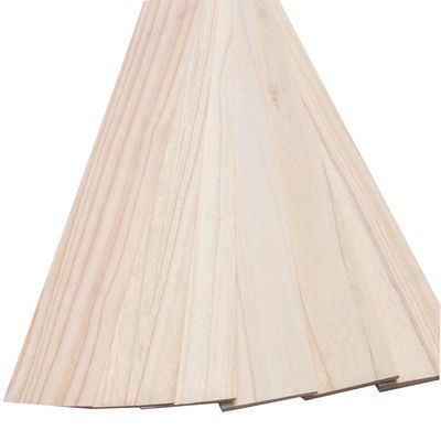 Massivholzstreifen 2 mm Paulowniaholzplatten mit Feuchtigkeitsgehalt 8%-12% und Zahlung T/T