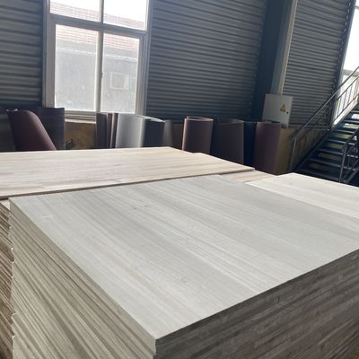 Holz zu Hause herstellen Dichte 8 mm Paulownia-Holzplatten mit Dichte 280-300 kg/cbm