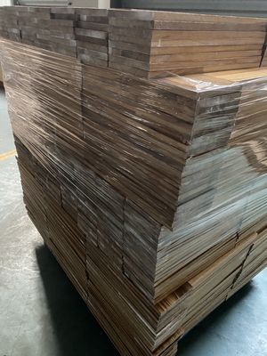 Vintage-Verbrannte Paulownia-Boards für schwimmende Holzregale Projektlösungskapazität