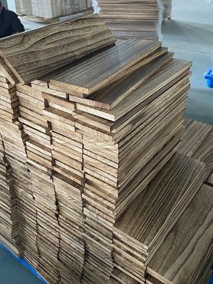 Vintage-Verbrannte Paulownia-Boards für schwimmende Holzregale Projektlösungskapazität