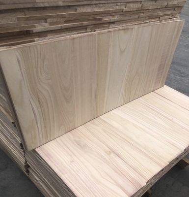 Massivholzplatte Paulownia Holzblech für Lagerprojektlösung