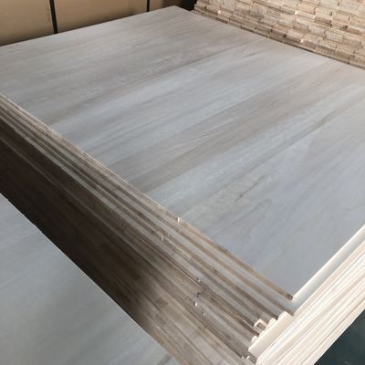 Natürliche Farbe Qingfa Paulownia Holzplatten Projektlösungsfähigkeiten im Grafikdesign
