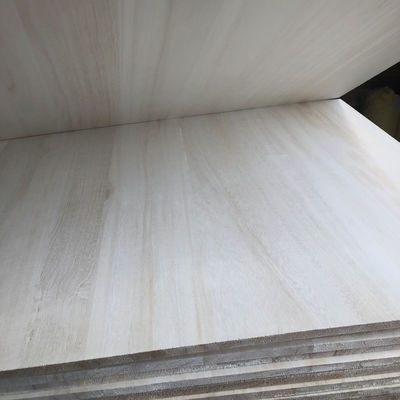 Massivholz Paulownia Holzplatte für Handwerk Naturfarbe 1220x2440mm