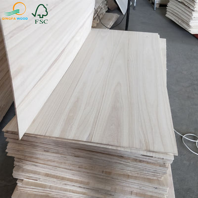 Schleifgesähnte Paulownia-Holzplatten zur Rückgabe und zum Austausch