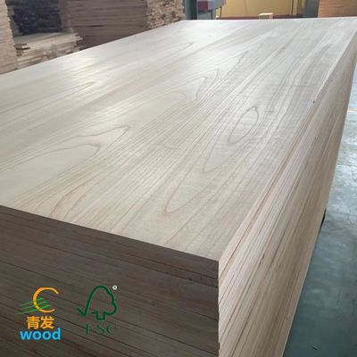 Schleifgesähnte Paulownia-Holzplatten zur Rückgabe und zum Austausch